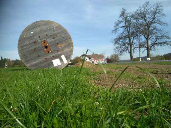 kabeltrommel für glasfaserleerrohre 