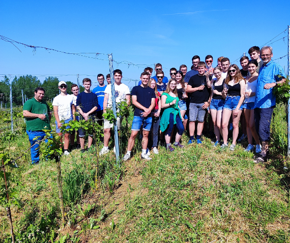 exkursion im fach obstbau