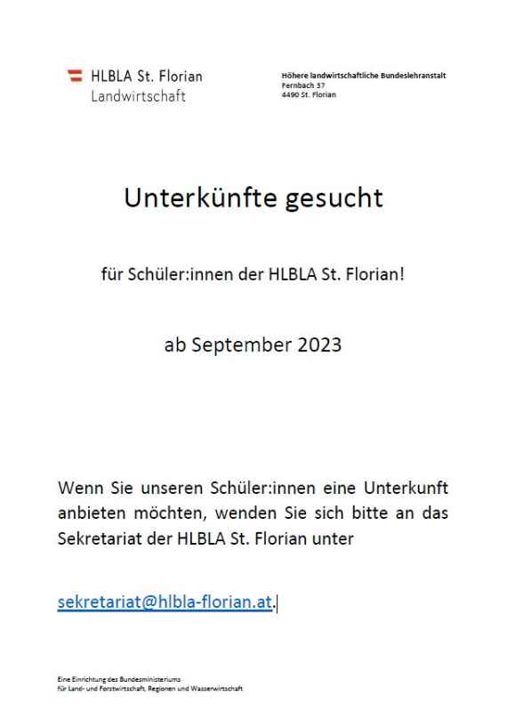 unterkuenfte gesucht