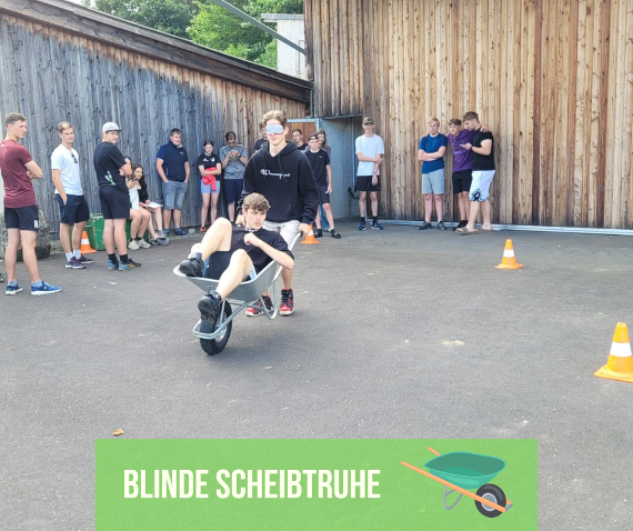 blinde scheibtruhe