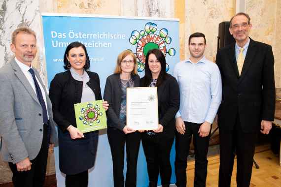 verleihung des umweltzeichens-gruppenfoto mit ministern