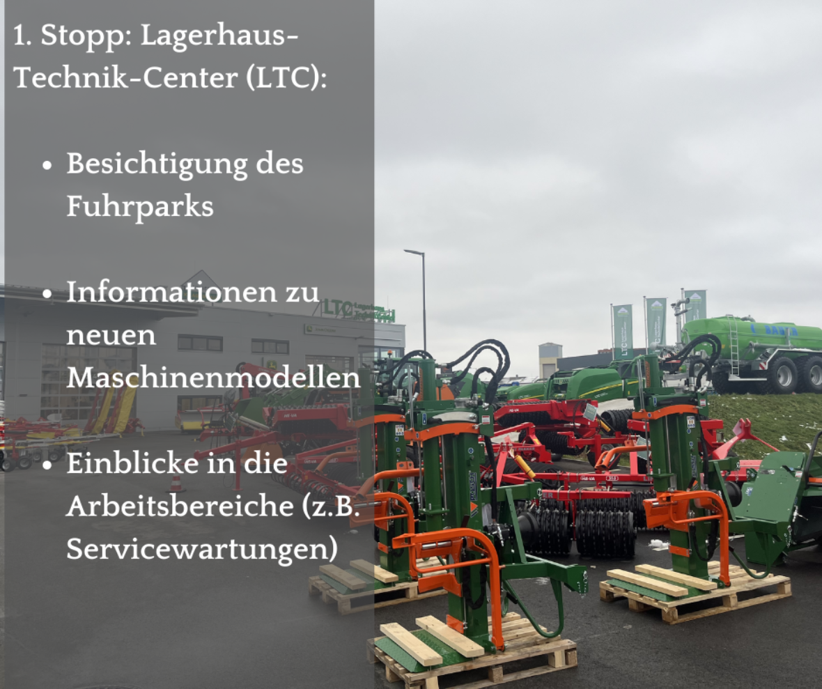 landtechnik-exkursion der fuenften jahrgaenge