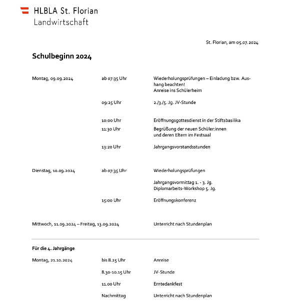 schulbeginn 2024